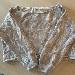 Pre cut oversize sweatshirt